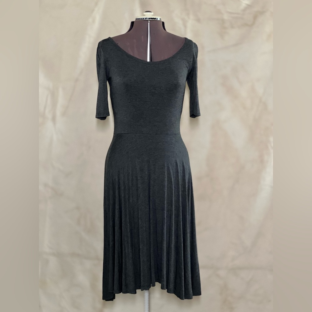 LulaRoe Grey Jersey Dress